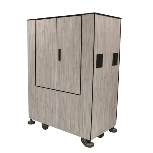 Royal Basket® 48 Cubic Feet Designer Collection Cart, White Driftwood